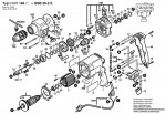 Bosch 0 601 184 741 GSB 20-2 E Percussion Drill 110 V / GB Spare Parts GSB20-2E